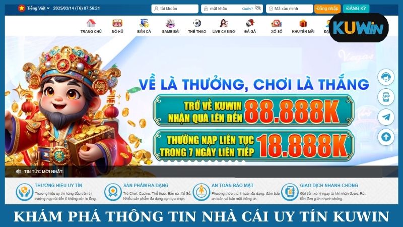 Khám phá thông tin nhà cái uy tín Kuwin